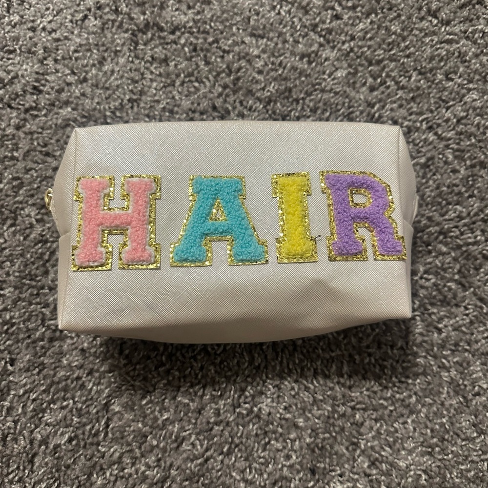 Colorful Embroidered Hair Pouch